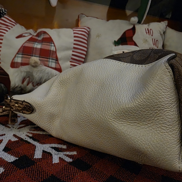 Coach Kacey Satchel Bag In Colorblock - Picture 5 of 15